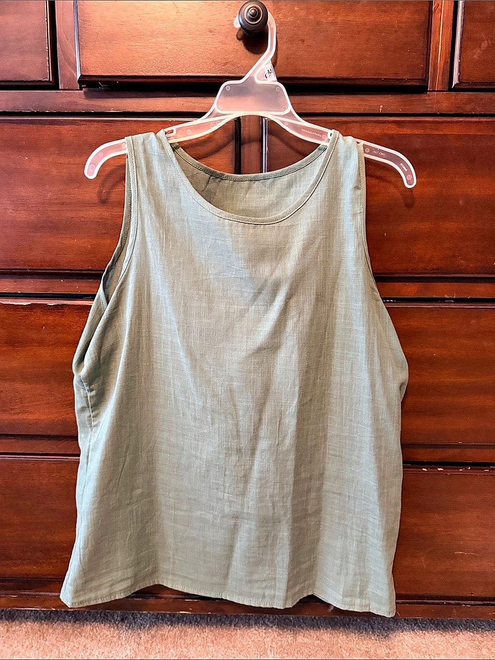 Women's Green Tank Top